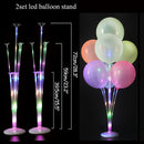 1/2Set Balloon Stand Floating Support Ballon Column Holder Happy Birthday Wedding Party Decoration Balloon Arch Stand Babyshower