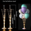 1/2Set Balloon Stand Floating Support Ballon Column Holder Happy Birthday Wedding Party Decoration Balloon Arch Stand Babyshower