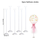 1/2Set Balloon Stand Floating Support Ballon Column Holder Happy Birthday Wedding Party Decoration Balloon Arch Stand Babyshower
