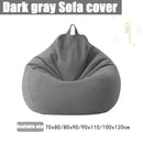 Sofas Cover puff Gigante Chairs Without Filler Linen Cloth Lounger Seat Bean Bag Pouf Puff Couch Tatami Pouf Salon Puff Asiento