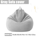 Sofas Cover puff Gigante Chairs Without Filler Linen Cloth Lounger Seat Bean Bag Pouf Puff Couch Tatami Pouf Salon Puff Asiento