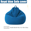 Sofas Cover puff Gigante Chairs Without Filler Linen Cloth Lounger Seat Bean Bag Pouf Puff Couch Tatami Pouf Salon Puff Asiento