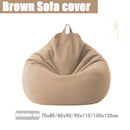 Sofas Cover puff Gigante Chairs Without Filler Linen Cloth Lounger Seat Bean Bag Pouf Puff Couch Tatami Pouf Salon Puff Asiento