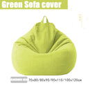 Sofas Cover puff Gigante Chairs Without Filler Linen Cloth Lounger Seat Bean Bag Pouf Puff Couch Tatami Pouf Salon Puff Asiento