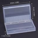 10/14/20/48 Holes Nail Drill Bits Holder Empty Storage Box Manicure Milling Container Cuticle Accessories Acrylic Cover Tools