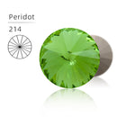 New Rivoli Fancy Stones Crystal Glass Rhinestones Claw Loose Beads With Silver Plating For Garment Applique Jewelry Decoration