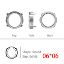 New Rivoli Fancy Stones Crystal Glass Rhinestones Claw Loose Beads With Silver Plating For Garment Applique Jewelry Decoration