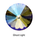 New Rivoli Fancy Stones Crystal Glass Rhinestones Claw Loose Beads With Silver Plating For Garment Applique Jewelry Decoration