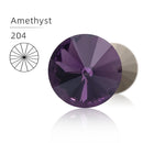 New Rivoli Fancy Stones Crystal Glass Rhinestones Claw Loose Beads With Silver Plating For Garment Applique Jewelry Decoration