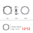 New Rivoli Fancy Stones Crystal Glass Rhinestones Claw Loose Beads With Silver Plating For Garment Applique Jewelry Decoration