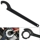 22-26mm Stainless Steel Crescent Hook Head Round Nut Spanner C Shape Wrench Nut Tools Motorcycle Bike Absorber Shock Spanner