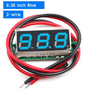 0.28 inch DC 0-100V 3-Wire Mini Gauge voltage meter Voltmeter LED Display Digital Panel Voltmeter Meter Detector Monitor Tools
