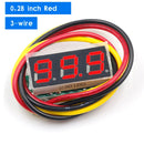 0.28 inch DC 0-100V 3-Wire Mini Gauge voltage meter Voltmeter LED Display Digital Panel Voltmeter Meter Detector Monitor Tools