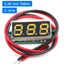 0.28 inch DC 0-100V 3-Wire Mini Gauge voltage meter Voltmeter LED Display Digital Panel Voltmeter Meter Detector Monitor Tools