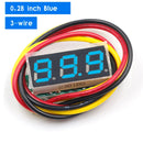 0.28 inch DC 0-100V 3-Wire Mini Gauge voltage meter Voltmeter LED Display Digital Panel Voltmeter Meter Detector Monitor Tools
