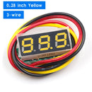 0.28 inch DC 0-100V 3-Wire Mini Gauge voltage meter Voltmeter LED Display Digital Panel Voltmeter Meter Detector Monitor Tools
