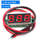 0.28 inch DC 0-100V 3-Wire Mini Gauge voltage meter Voltmeter LED Display Digital Panel Voltmeter Meter Detector Monitor Tools