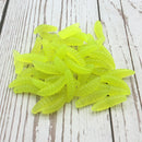 2021 Fishing lure Promotion 50PCS 2cm 0.3g Maggot Grub Soft Fishing Lure Hooks Smell Worms Glow Shrimps Fish Lures hot sale set