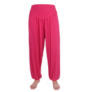 Women's Comfy Harem Loose Long Pants Belly Dance Boho  Wide Trousers
