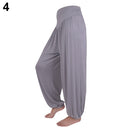 Women's Comfy Harem Loose Long Pants Belly Dance Boho  Wide Trousers