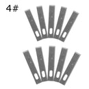 10 Pcs One Lot Surgical Scalpel Repair Phone Paper Cut Multifunction Knife Blade Replacement
