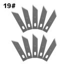 10 Pcs One Lot Surgical Scalpel Repair Phone Paper Cut Multifunction Knife Blade Replacement