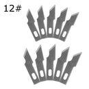 10 Pcs One Lot Surgical Scalpel Repair Phone Paper Cut Multifunction Knife Blade Replacement