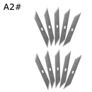 10 Pcs One Lot Surgical Scalpel Repair Phone Paper Cut Multifunction Knife Blade Replacement