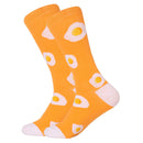 LETSBUY women socks combed cotton harajuku funny creative cartoon animal crew socks lady girls fruit dog bird chili men socks