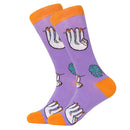 LETSBUY women socks combed cotton harajuku funny creative cartoon animal crew socks lady girls fruit dog bird chili men socks