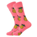LETSBUY women socks combed cotton harajuku funny creative cartoon animal crew socks lady girls fruit dog bird chili men socks