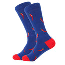 LETSBUY women socks combed cotton harajuku funny creative cartoon animal crew socks lady girls fruit dog bird chili men socks