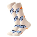 colorful For men socks Harajuku colorful Happy Funny Skull egg avocado Zebra everyday cotton socks for wedding Christmas gif