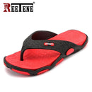 REETENE High Quality Men's Shoes For Male Slippers Plus Size 39-45 Fashion Summer Men Flip Flops Outdoor Soft Casual Shoes Men