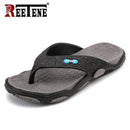 REETENE High Quality Men's Shoes For Male Slippers Plus Size 39-45 Fashion Summer Men Flip Flops Outdoor Soft Casual Shoes Men