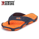 REETENE High Quality Men's Shoes For Male Slippers Plus Size 39-45 Fashion Summer Men Flip Flops Outdoor Soft Casual Shoes Men