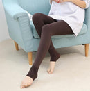 Women High Waist Plus Thick Warm Leggings Slim Stretch Thick Trouser Female Leggings Fleece Lined Thermal Skinny Yoga Pants 100g