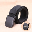 2019 Tactical Belt Men Nylon Army Belts Adjustable Outdoor Travel Waist Belt Army Plastic Buckle Belt for Trousers 120cm 130cm