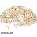 15 Color Water Drop Colorful Stones For 3D Nail Art