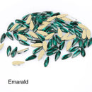 15 Color Water Drop Colorful Stones For 3D Nail Art