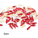 15 Color Water Drop Colorful Stones For 3D Nail Art