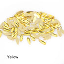 15 Color Water Drop Colorful Stones For 3D Nail Art