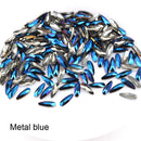 15 Color Water Drop Colorful Stones For 3D Nail Art