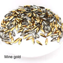 15 Color Water Drop Colorful Stones For 3D Nail Art