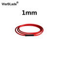 1mm 1.5mm 2mm 3mm Black Necklace Cord Leather Cord Wax Rope Chain With Stainless Steel Clasp For Men Women DIY Necklace Making