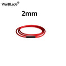 1mm 1.5mm 2mm 3mm Black Necklace Cord Leather Cord Wax Rope Chain With Stainless Steel Clasp For Men Women DIY Necklace Making