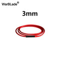 1mm 1.5mm 2mm 3mm Black Necklace Cord Leather Cord Wax Rope Chain With Stainless Steel Clasp For Men Women DIY Necklace Making