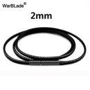 1mm 1.5mm 2mm 3mm Black Necklace Cord Leather Cord Wax Rope Chain With Stainless Steel Clasp For Men Women DIY Necklace Making