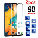 2 Pcs Full Cover Tempered Glass Screen Protector Samsun A50 A70 A40 A30 A50 A 50 30 40 70 50A 70A