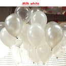 10pcs/lot birthday balloons 1.5g 10inch Latex balloons Gold red pink blue Pearl Wedding Party balloon Ball kids toys air ballons